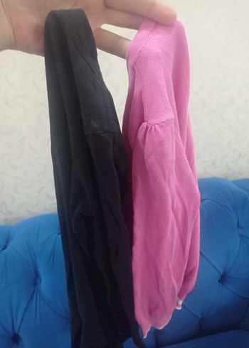 Pembe Düğmeli Kız Çocuk Hırka - Görsel 6