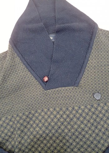 Lacivert Triko erkek Hırka - Görsel 7