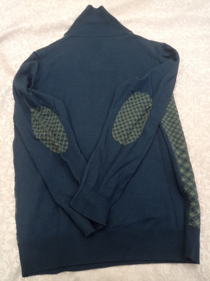 Lacivert Triko erkek Hırka - Görsel 5