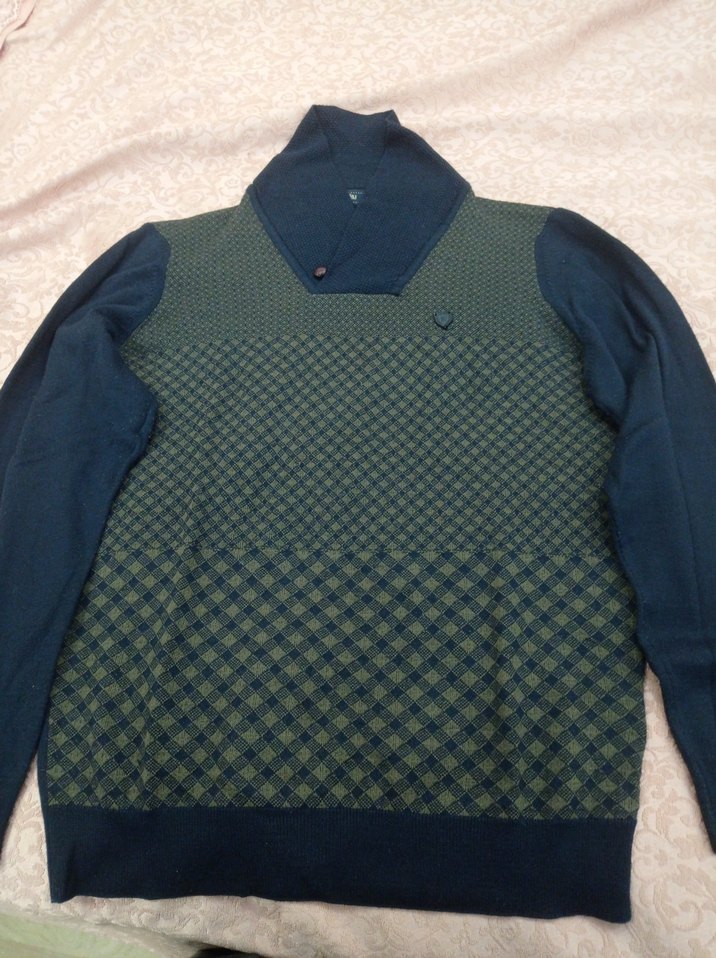 Lacivert Triko erkek Hırka - Görsel 2