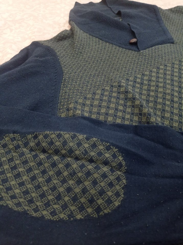 Lacivert Triko erkek Hırka - Görsel 3