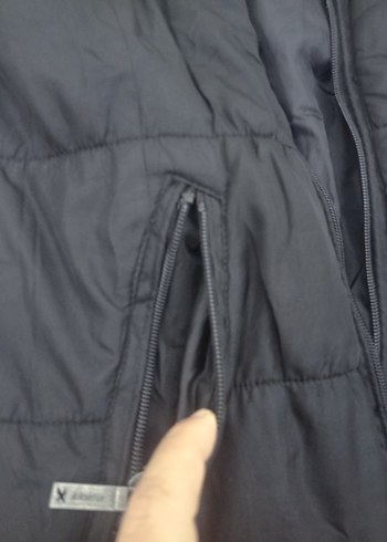 Siyah Fermuarlı Kız çocuk Kışlık Mont - Görsel 4