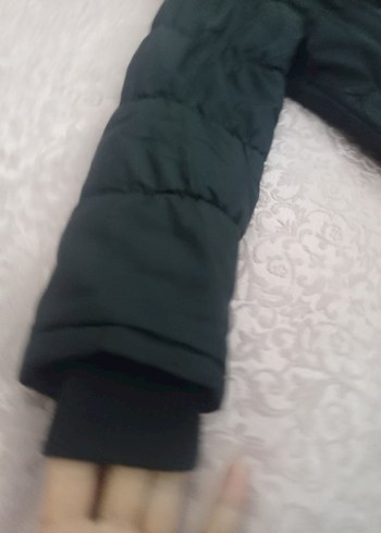 Siyah Fermuarlı Kız çocuk Kışlık Mont - Görsel 5