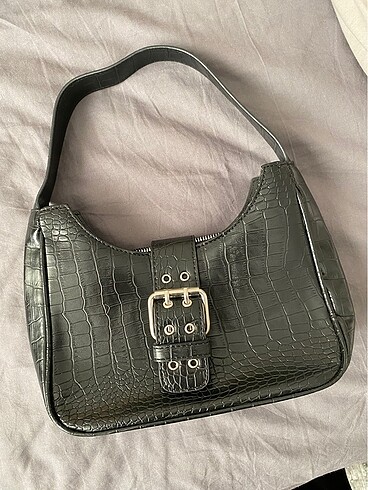 Diğer Housebag siyah baget çanta