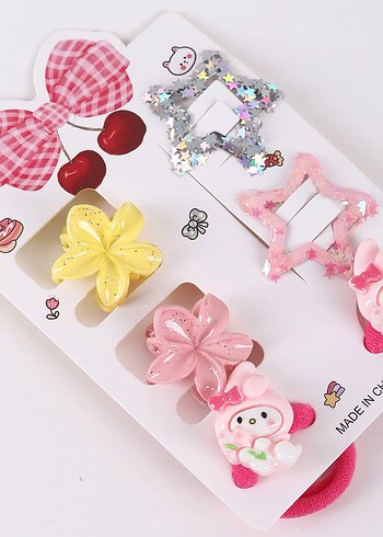 Figürlü Çoklu Kartlı Karışık Çocuk Tokaları - Görsel 2