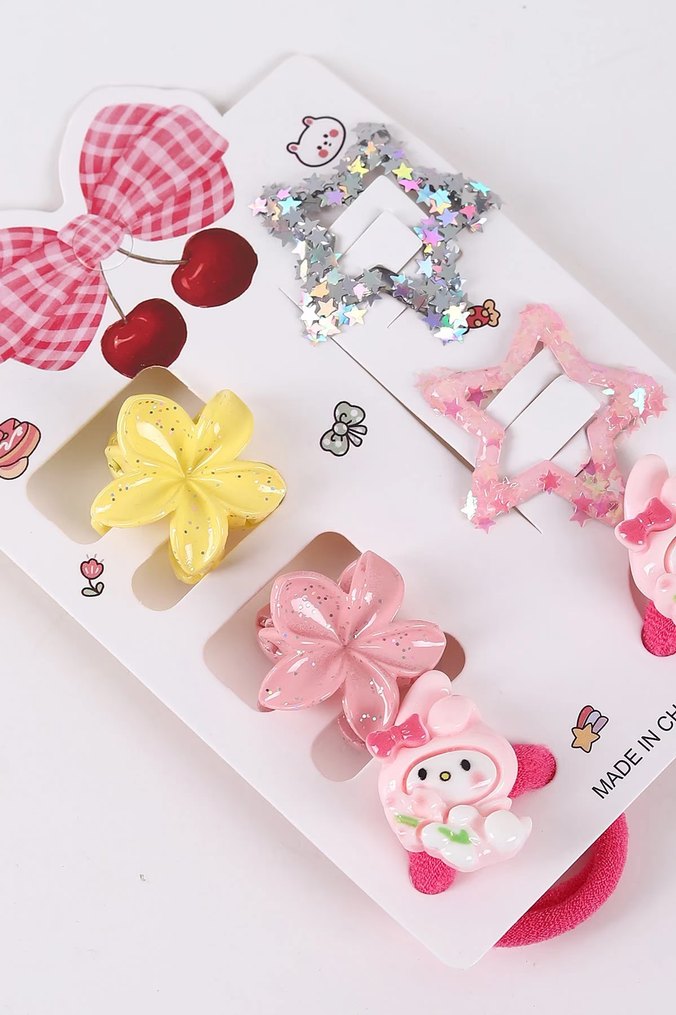 Figürlü Çoklu Kartlı Karışık Çocuk Tokaları - Görsel 2