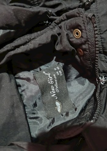 Kadın Siyah Kapüşonlu Fermuarlı Yelek - Görsel 3