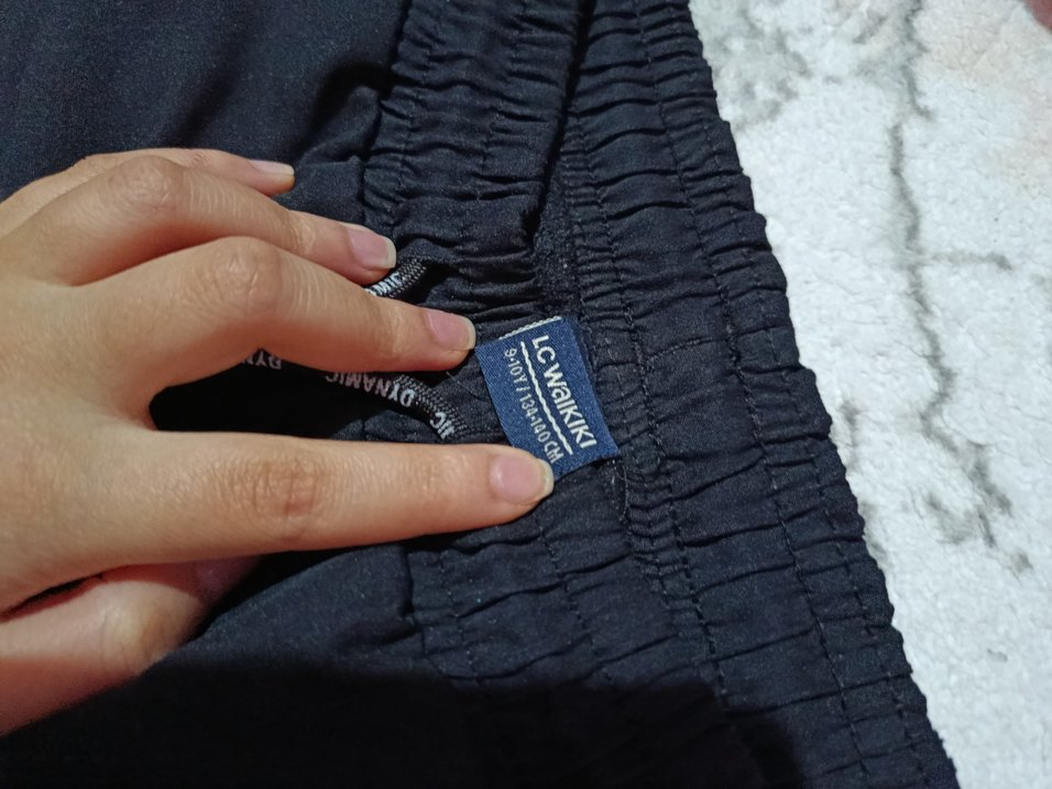 Kız çocuk Siyah Denim Regular Fit Pantolon - Görsel 2