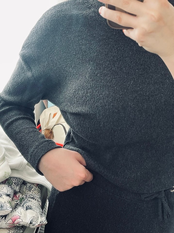 Gri Kadın Uzun Kollu  Takım - Görsel 3