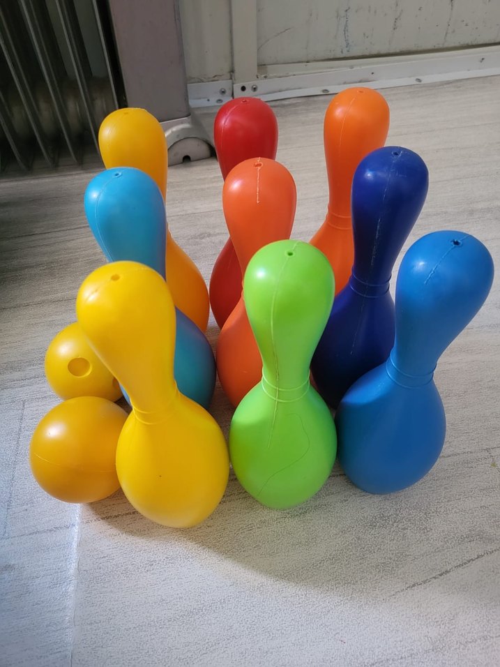 Renkli Bowling Seti Çocuk Oyuncağı - Görsel 2