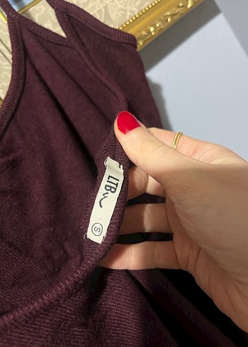 Mor İnce Askılı mini  Kadın Elbise - Görsel 6