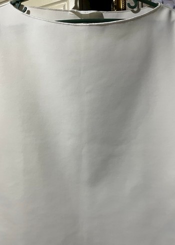 Kadın Beyaz Kolsuz kayık yaka  H&M Bluz - Görsel 3