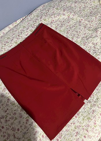 Bordo Midi Kalem Etek - Görsel 5