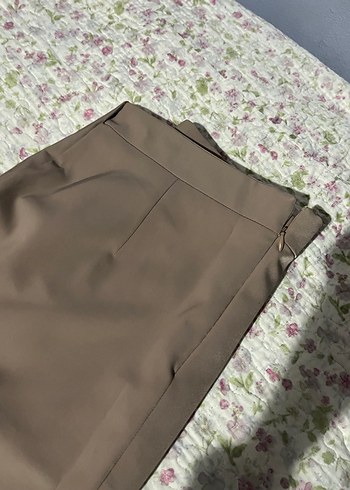 İpekyol Bej Volan Detaylı Midi Etek - Görsel 4