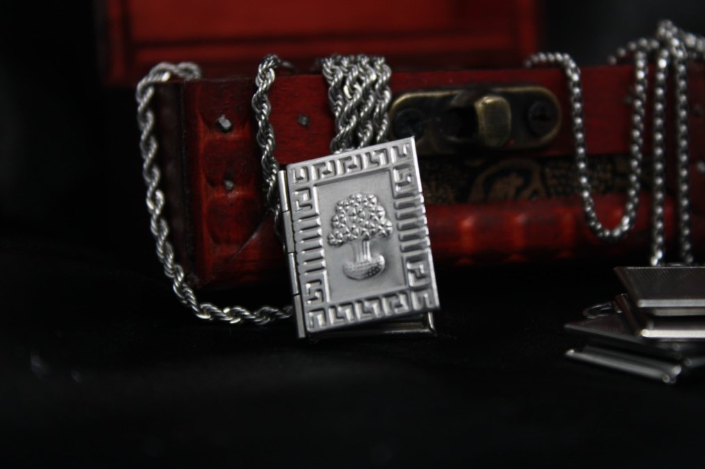 Yılan Desenli Zincir Detaylı Kolye 1 - Görsel 2