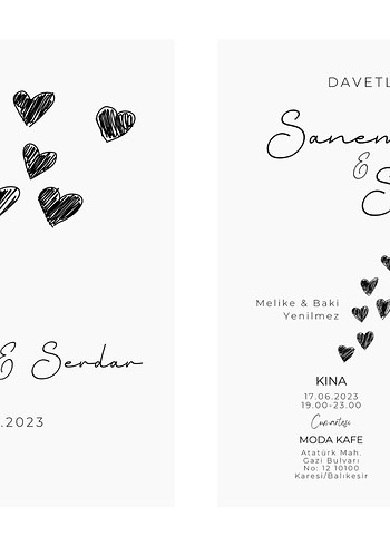 2'li Davetiye Çeşitleri - Görsel 6