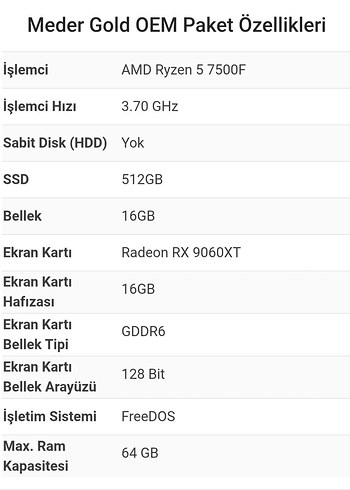 Kırmızı Işıklı Masaüstü Bilgisayar parçalar ayrı satılmaz - Görsel 2