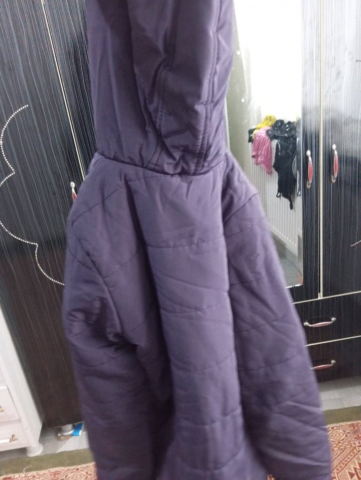 kız çocuk 14 15 yaş Kapüşonlu Fermuarlı mont - Görsel 2