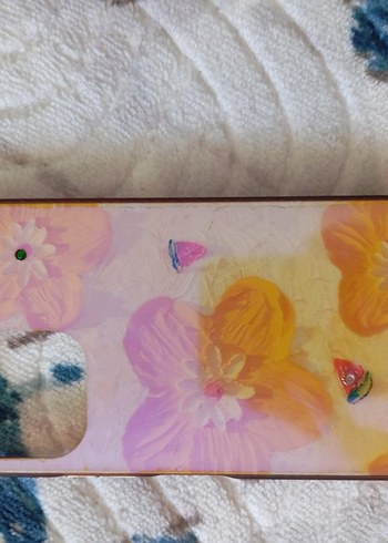 Şeffaf Bej Parlak Bohem Telefon Kılıfı - Görsel 2