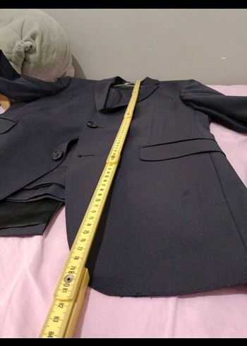 lacivert Erkek Regular Fit Kruvaze Takım Elbise - Görsel 2