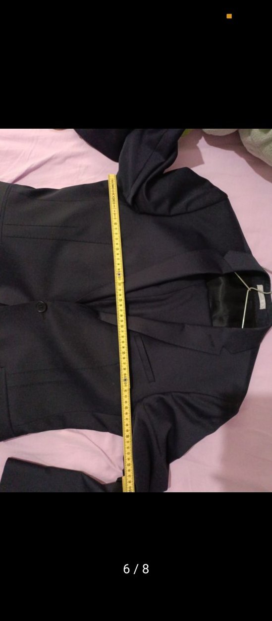 lacivert Erkek Regular Fit Kruvaze Takım Elbise - Görsel 3