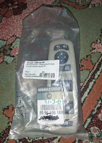 Renault Cam Kumanda Paneli Gri-Khaki - Görsel 3