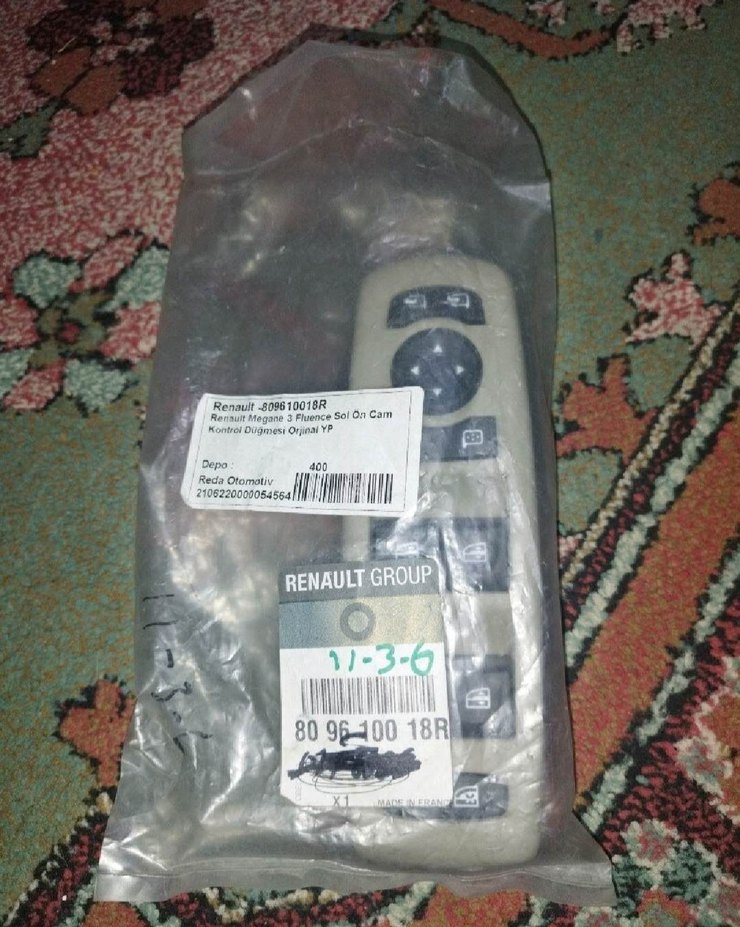 Renault Cam Kumanda Paneli Gri-Khaki - Görsel 3