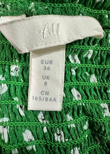 Yeşil V Yakalı Uzun Kollu Bluz - Görsel 4