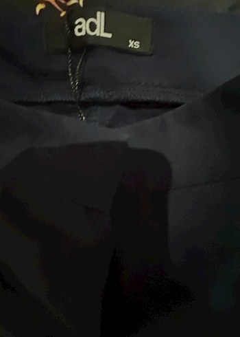 Kadın Lacivert Midi Kumaş Pantolon - Görsel 5