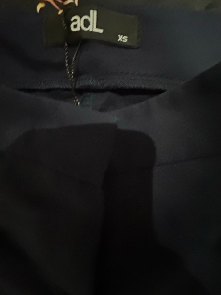 Kadın Lacivert Midi Kumaş Pantolon - Görsel 5