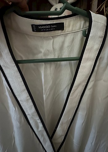 Beyaz Siyah Uzun Kollu Kemerli Tulum - Görsel 3