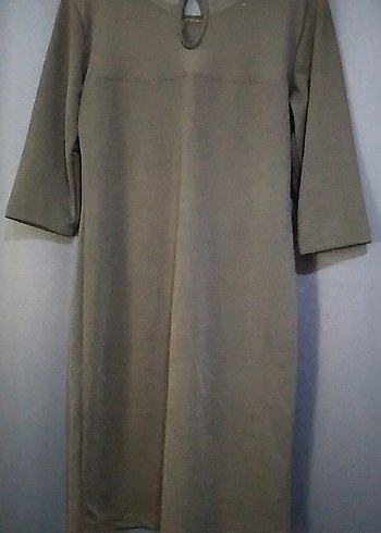 kısa Kollu siyah Kadın Ofis Elbisesi - Görsel 2