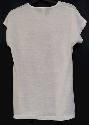 Beyaz kadın tişört - Görsel 2