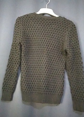 siyah Örgü Kadın Kazak - Görsel 2