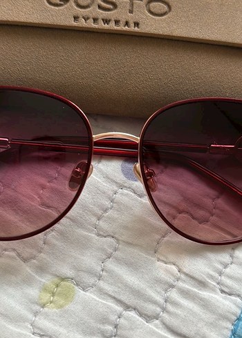 Bordo Transparan Gusto Kadın Güneş Gözlüğü - Görsel 2