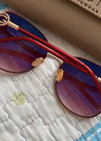 Bordo Transparan Gusto Kadın Güneş Gözlüğü - Görsel 3