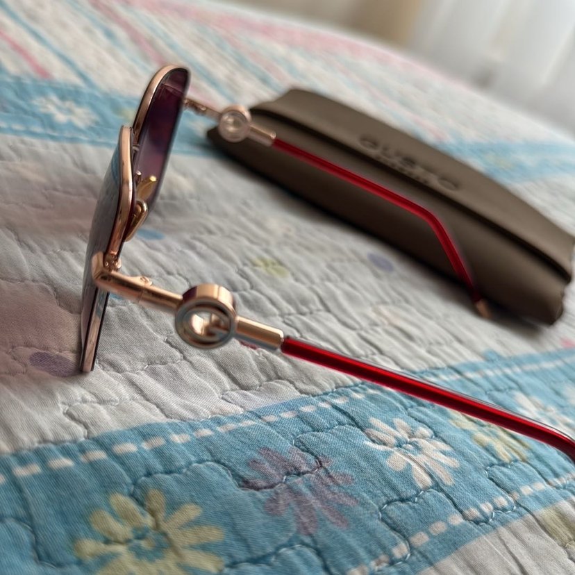 Bordo Transparan Gusto Kadın Güneş Gözlüğü - Görsel 4