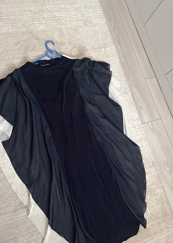V Yaka Drapeli abiye 40 beden - Görsel 4