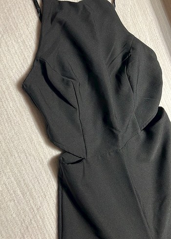 Siyah  abiye Uzun Kadın Tulum 34 beden - Görsel 2