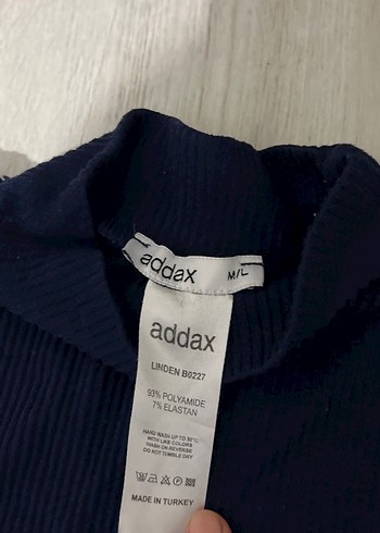 Lacivert çizgili crop - Görsel 3