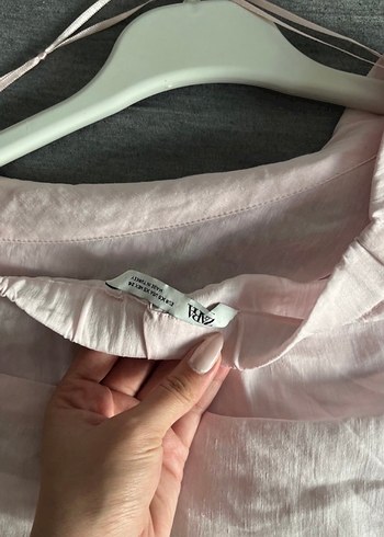 Zara Pembe Gömlek - Görsel 6