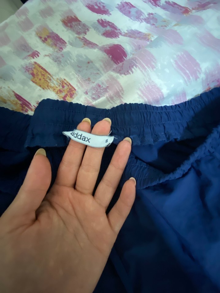 Kadın Lacivert Paraşüt Kumaş Pantolon - Görsel 2