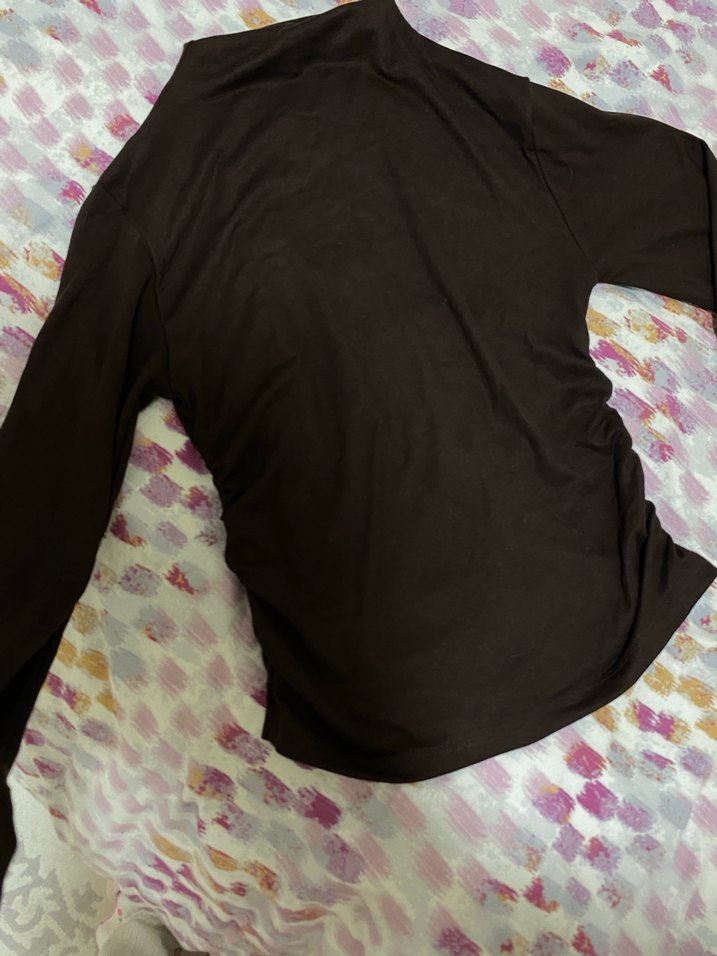 Acı Kahve Yanları Büzgülü Body - Görsel 2