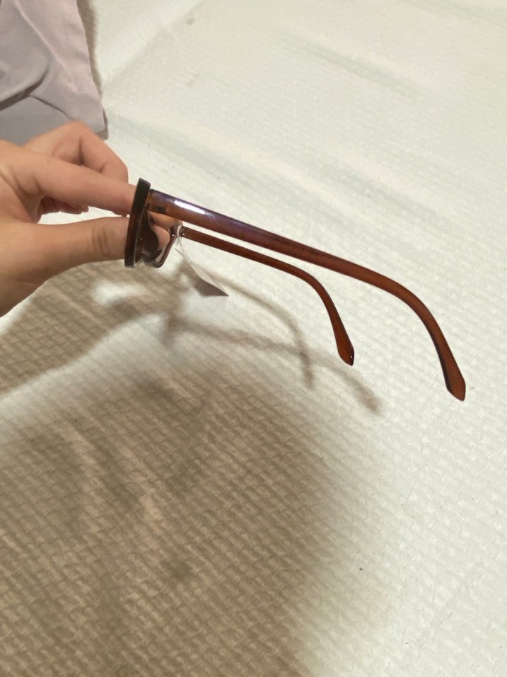 Retro Bohem Tarzı UV400 Korumalı Kahverengi Gözlük - Görsel 3