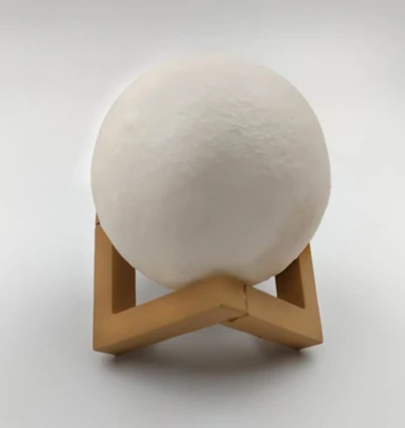 Sarı Küre Masa Lambası - Görsel 2