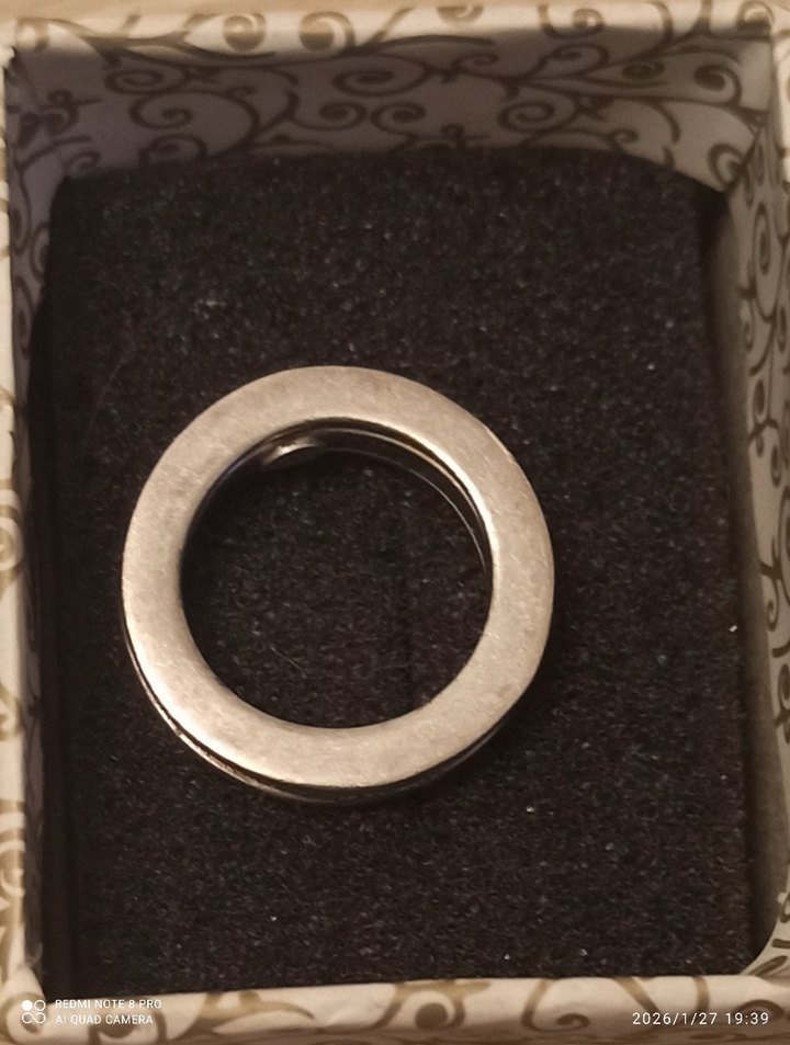 Bulgaria tarzı içi taşlı 925 ayar gümüş yüzük - Görsel 2