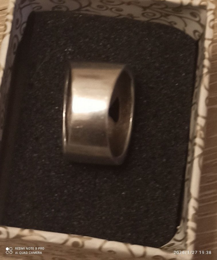 925 syar gümüş kemer Detaylı Siyah Vintage Kadın Yüzük - Görsel 3