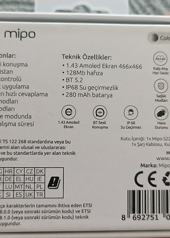 Mipo Çift Taraflı Akıllı Saat - Görsel 7