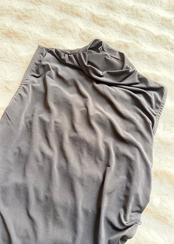 Yüksek Yakalı Siyah Hamile Atlet - Görsel 2