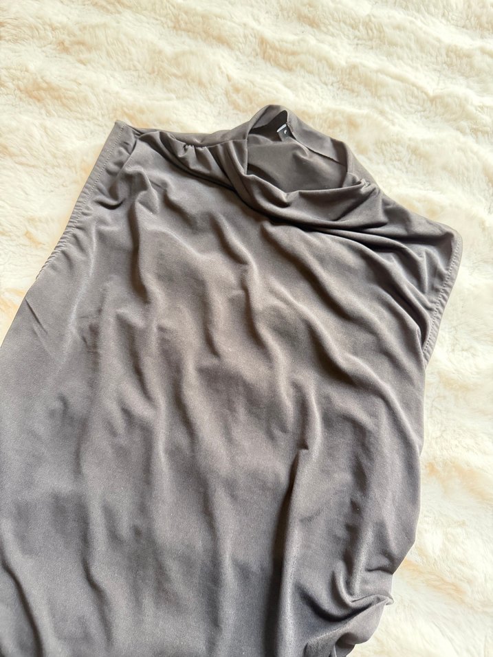 Yüksek Yakalı Siyah Hamile Atlet - Görsel 2